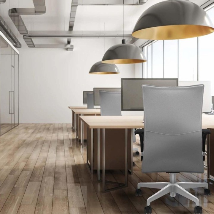 Albacete confidente sincro bali verde oliva brazos 1D base blanca ruedas 65 mm nailon