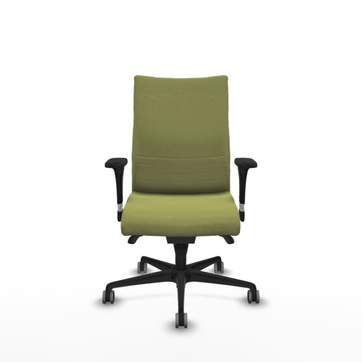 Albacete confidente sincro bali verde oliva brazos 1D base nailon ruedas 65mm engomadas