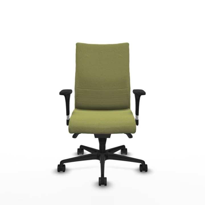 Albacete confidente sincro bali verde oliva brazos 1D base nailon ruedas 65 mm nailon