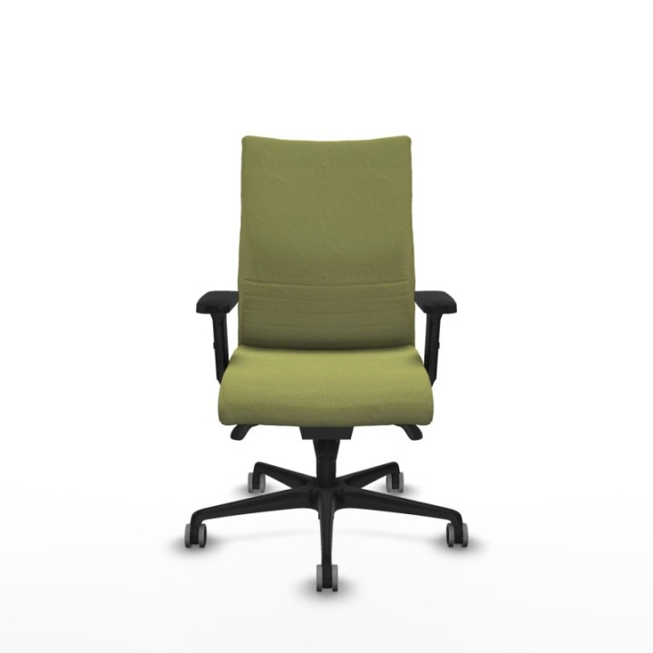 Albacete confidente sincro bali verde oliva brazos 2D base nailon ruedas 65mm engomadas