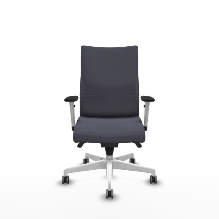 Albacete confidente sincro bali gris oscuro brazos 1D blancos base blanca ruedas 65mm engomadas