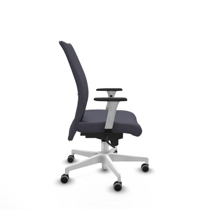 Albacete confidente sincro bali gris oscuro brazos 1D blancos base blanca ruedas 65mm engomadas