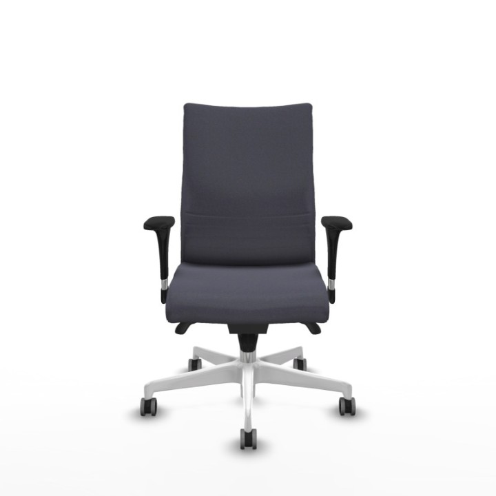 Albacete confidente sincro bali gris oscuro brazos 1D base blanca ruedas 65mm engomadas