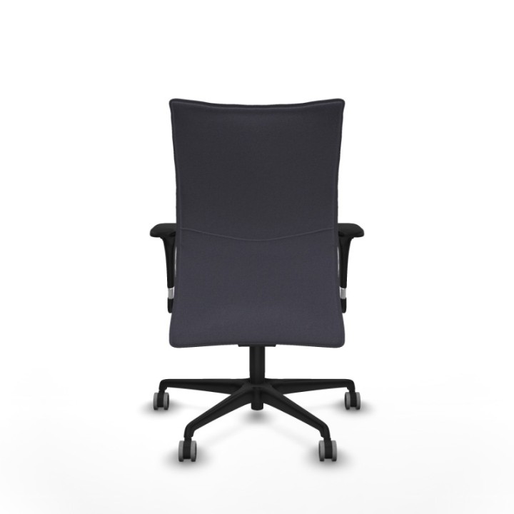 Albacete confidente sincro bali gris oscuro brazos 1D base nailon ruedas 65mm engomadas