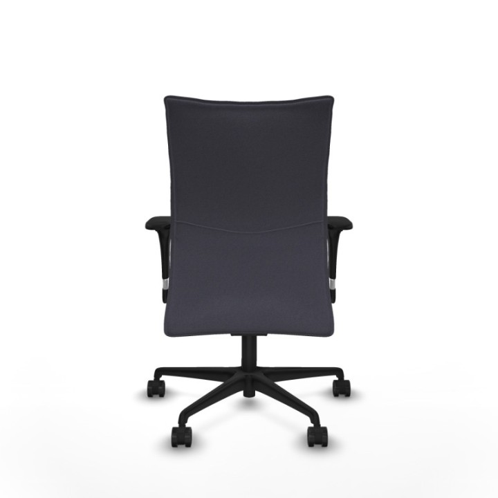 Albacete confidente sincro bali gris oscuro brazos 1D base nailon ruedas 65 mm nailon