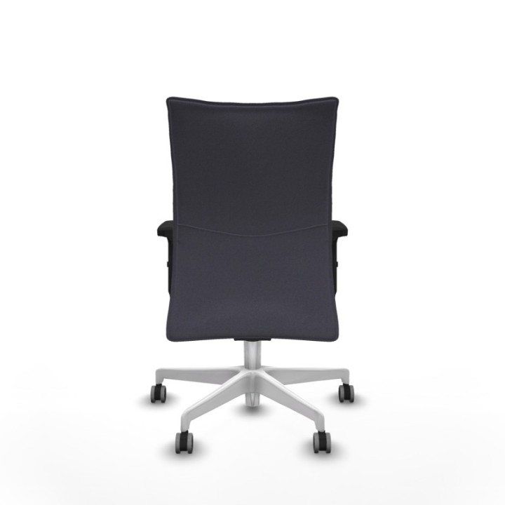 Albacete confidente sincro bali gris oscuro brazos 2D base blanca ruedas 65mm engomadas