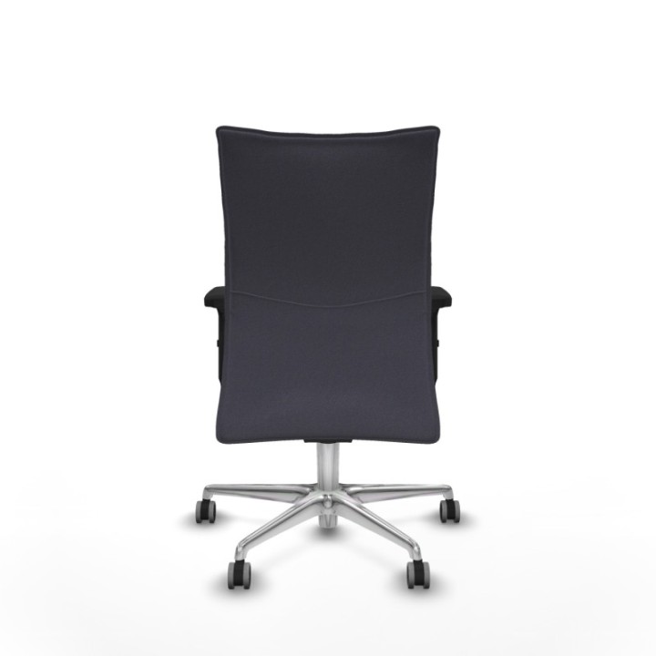 Albacete confidente sincro bali gris oscuro brazos 2D base aluminio ruedas 65mm engomadas