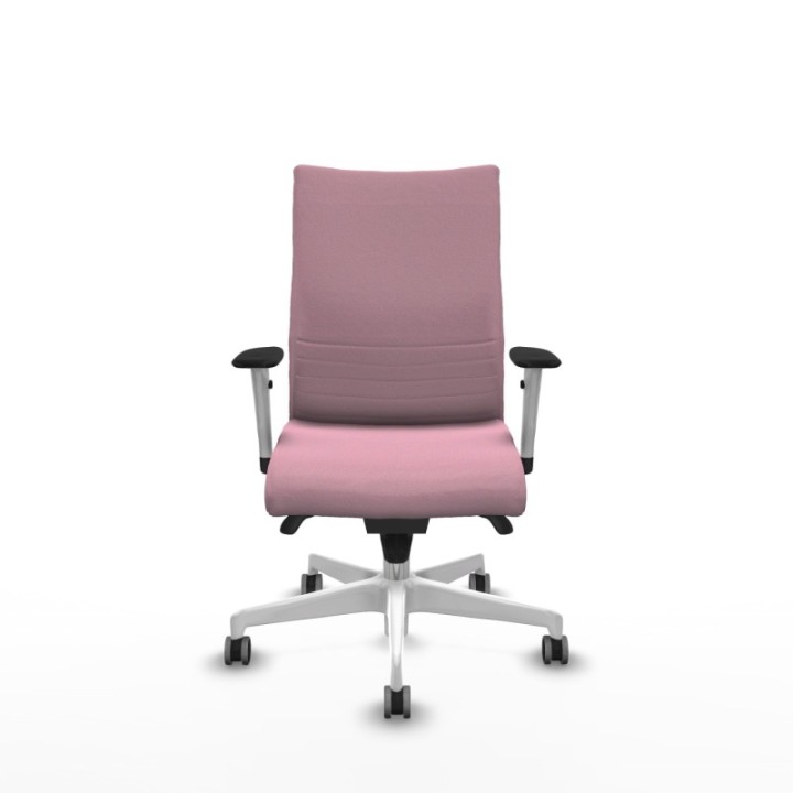 Albacete confidente sincro bali rosa brazos 1D blancos base blanca ruedas 65mm engomadas