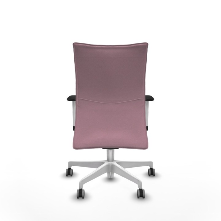 Albacete confidente sincro bali rosa brazos 1D blancos base blanca ruedas 65mm engomadas