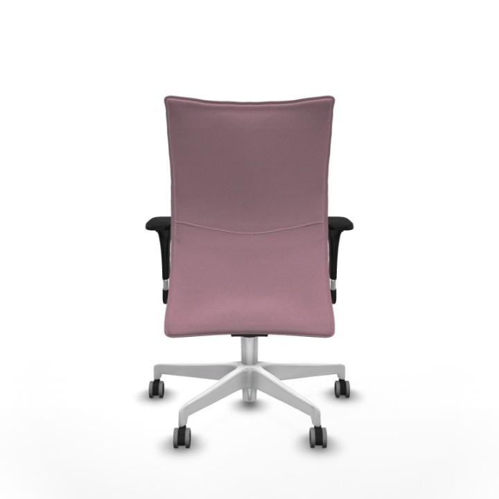 Albacete confidente sincro bali rosa brazos 1D base blanca ruedas 65mm engomadas