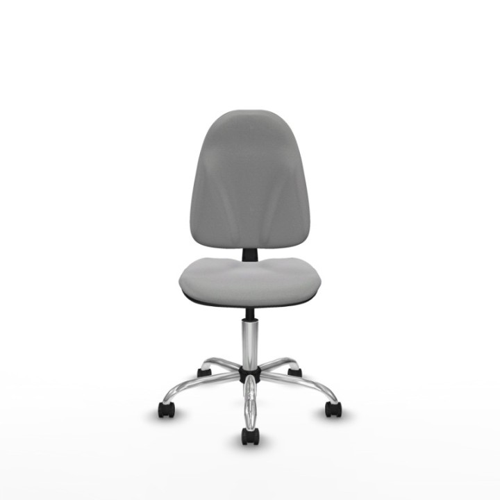 Algarra CP bali gris claro  base cromada ruedas autofrenantes 50mm