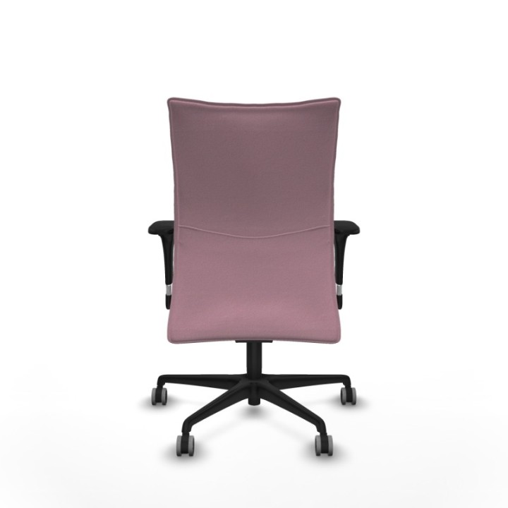 Albacete confidente sincro bali rosa brazos 1D base nailon ruedas 65mm engomadas