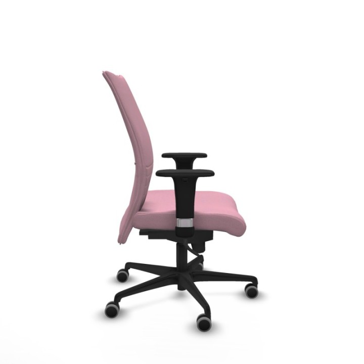 Albacete confidente sincro bali rosa brazos 1D base nailon ruedas 65mm engomadas