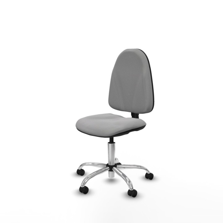 Algarra CP bali gris claro  base cromada ruedas autofrenantes 50mm