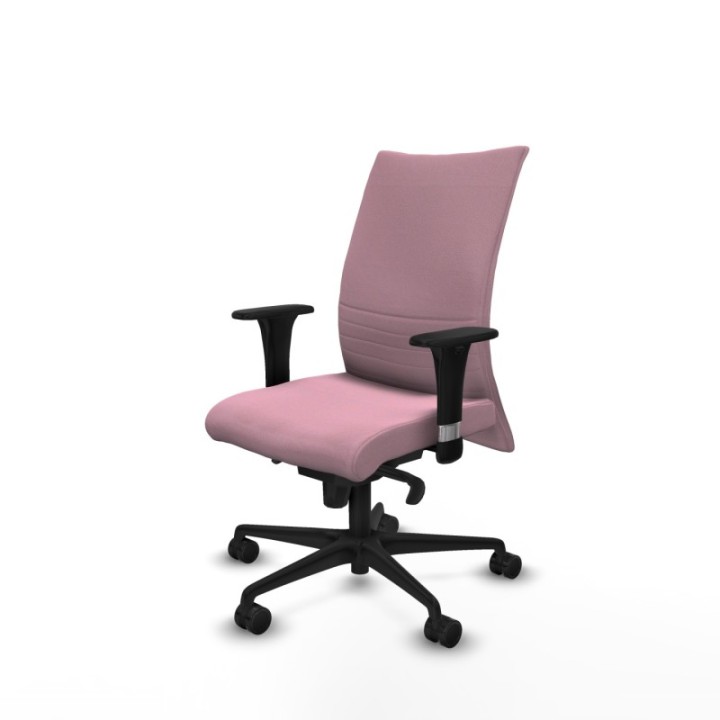 Albacete confidente sincro bali rosa brazos 1D base nailon ruedas 65 mm nailon