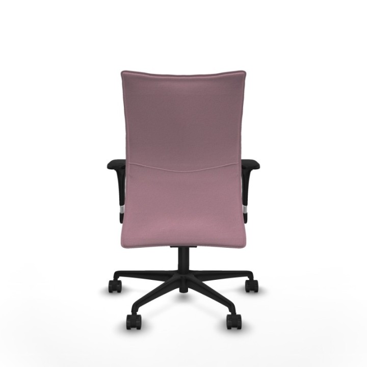 Albacete confidente sincro bali rosa brazos 1D base nailon ruedas 65 mm nailon