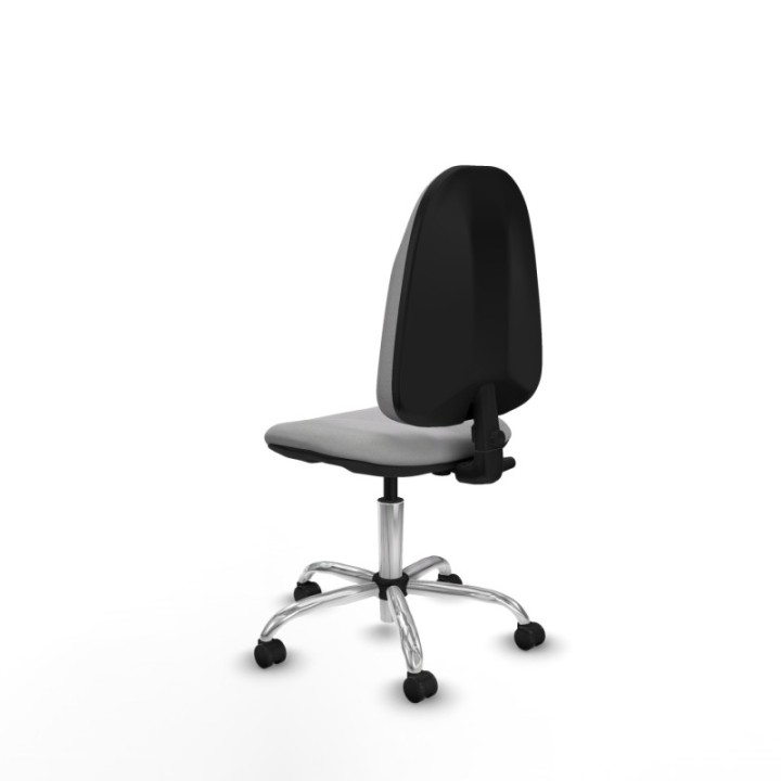 Algarra CP bali gris claro  base cromada ruedas autofrenantes 50mm