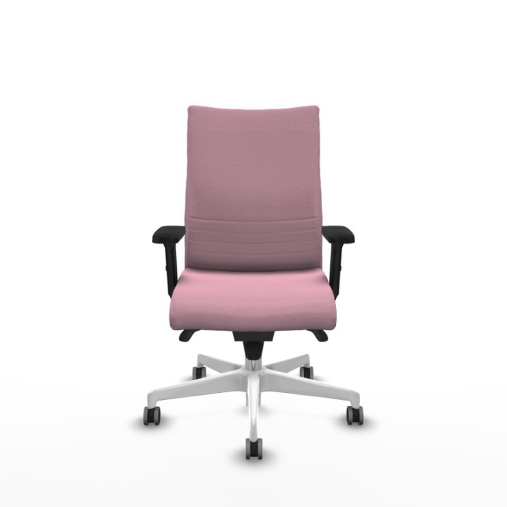 Albacete confidente sincro bali rosa brazos 2D base blanca ruedas 65mm engomadas