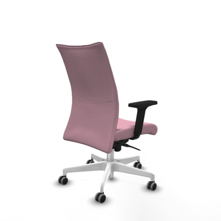 Albacete confidente sincro bali rosa brazos 2D base blanca ruedas 65mm engomadas