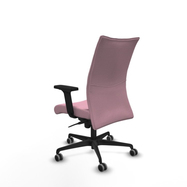 Albacete confidente sincro bali rosa brazos 2D base nailon ruedas 65mm engomadas