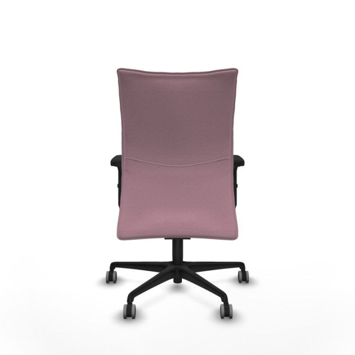 Albacete confidente sincro bali rosa brazos 2D base nailon ruedas 65mm engomadas