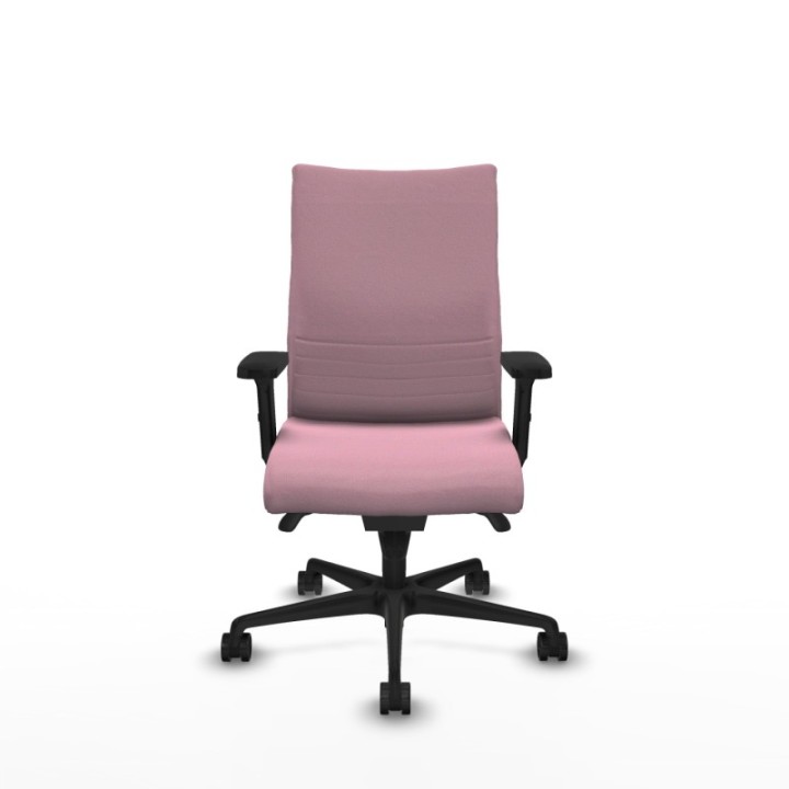 Albacete confidente sincro bali rosa brazos 2D base nailon ruedas 65 mm nailon