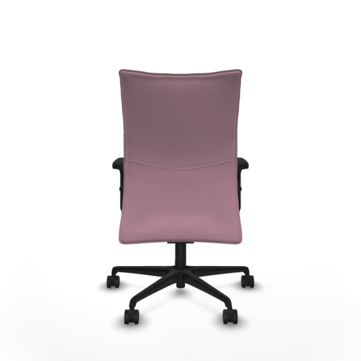 Albacete confidente sincro bali rosa brazos 2D base nailon ruedas 65 mm nailon