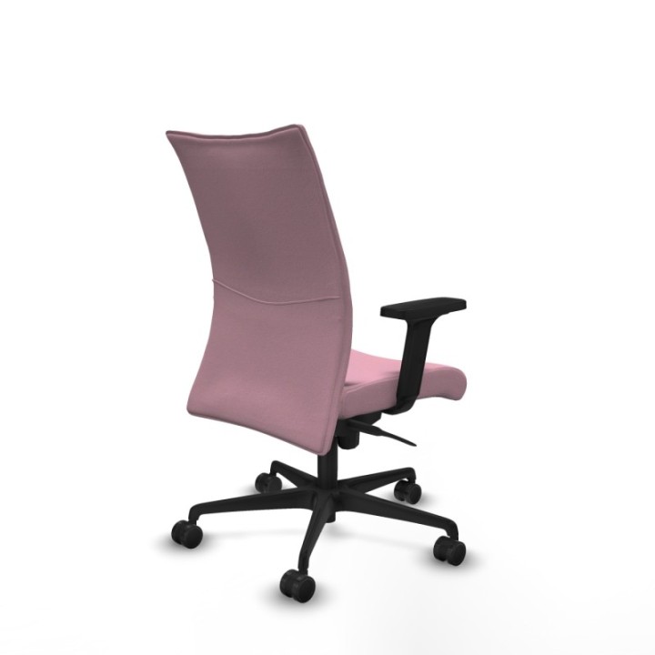 Albacete confidente sincro bali rosa brazos 2D base nailon ruedas 65 mm nailon