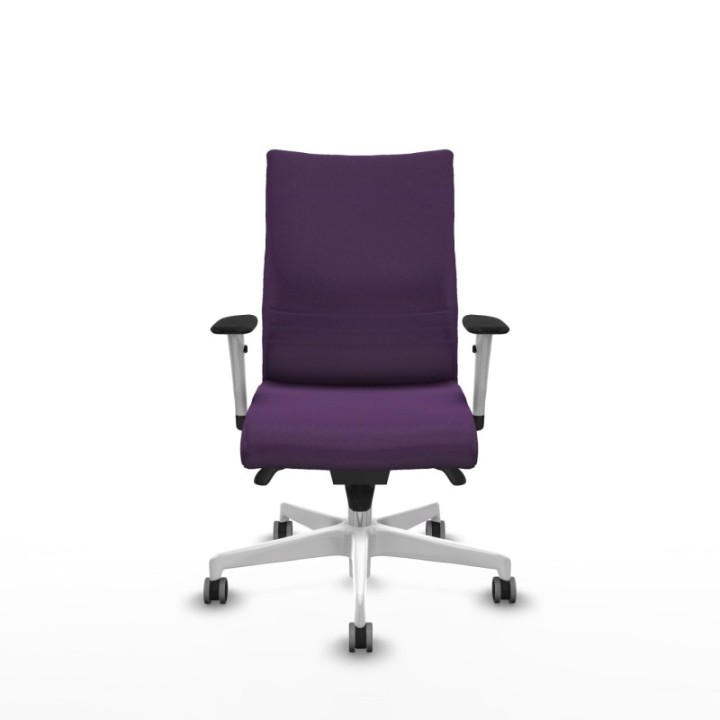 Albacete confidente sincro bali morado brazos 1D blancos base blanca ruedas 65mm engomadas