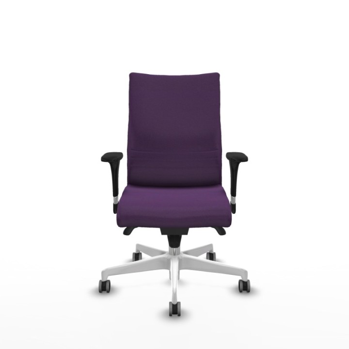 Albacete confidente sincro bali morado brazos 1D base blanca ruedas 65mm engomadas