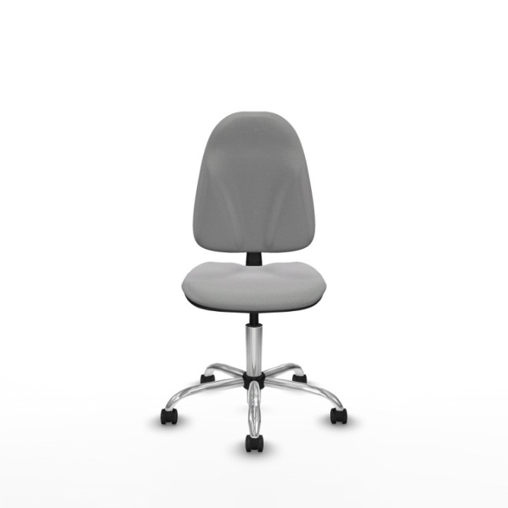 Algarra CP bali gris claro  base cromada ruedas engomadas 50mm