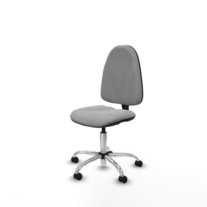 Algarra CP bali gris claro  base cromada ruedas engomadas 50mm