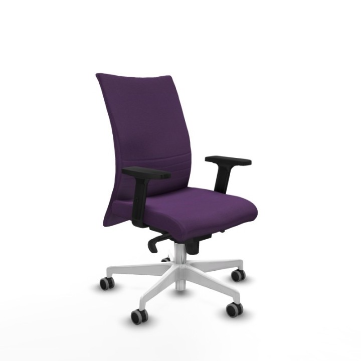 Albacete confidente sincro bali morado brazos 2D base blanca ruedas 65mm engomadas