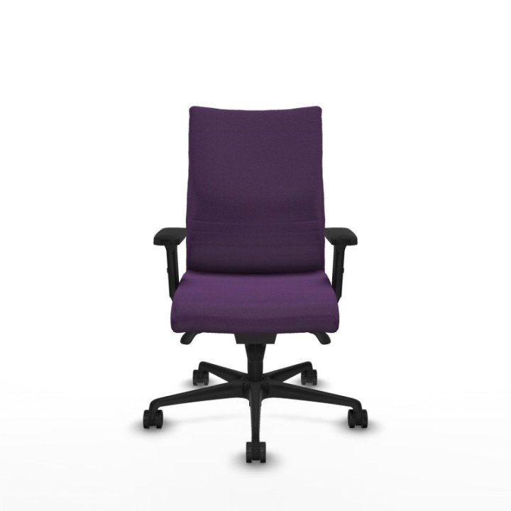 Albacete confidente sincro bali morado brazos 2D base nailon ruedas 65 mm nailon