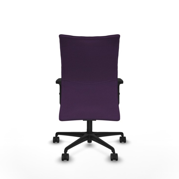 Albacete confidente sincro bali morado brazos 2D base nailon ruedas 65 mm nailon