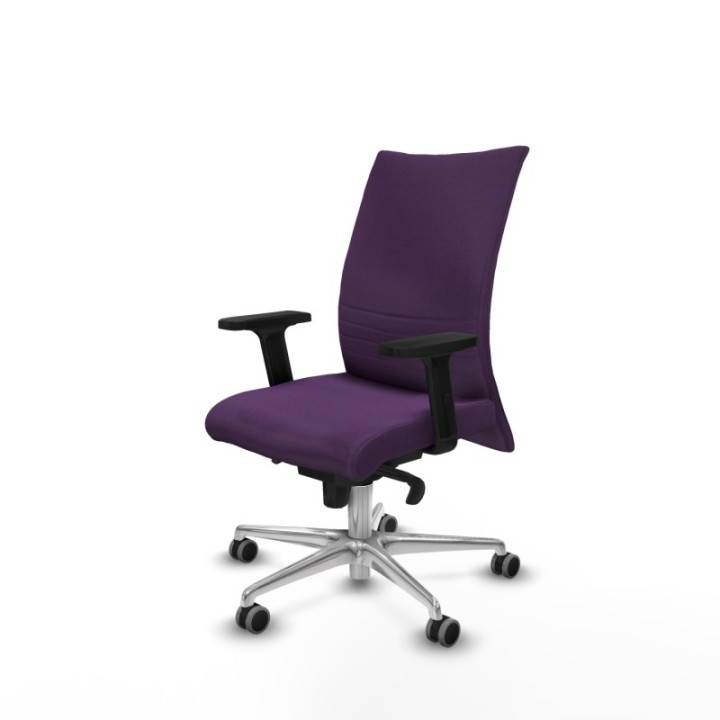 Albacete confidente sincro bali morado brazos 2D base aluminio ruedas 65mm engomadas