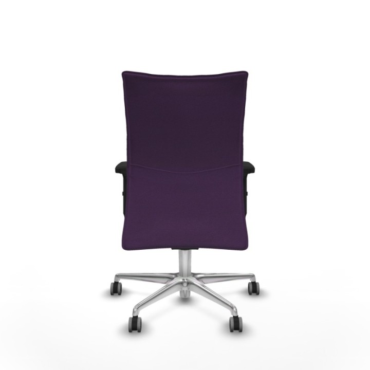 Albacete confidente sincro bali morado brazos 2D base aluminio ruedas 65mm engomadas