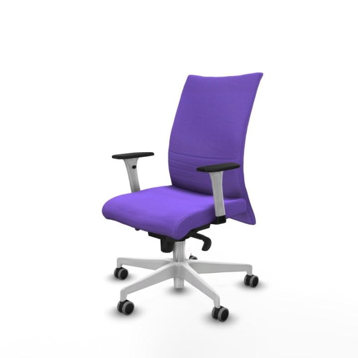 Albacete confidente sincro bali lila brazos 1D blancos base blanca ruedas 65mm engomadas