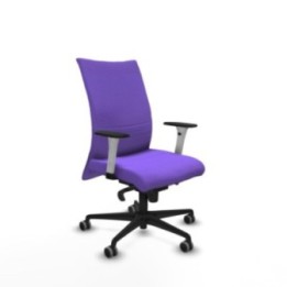 Albacete confidente sincro bali lila brazos 1D blancos base nailon ruedas 65mm engomadas