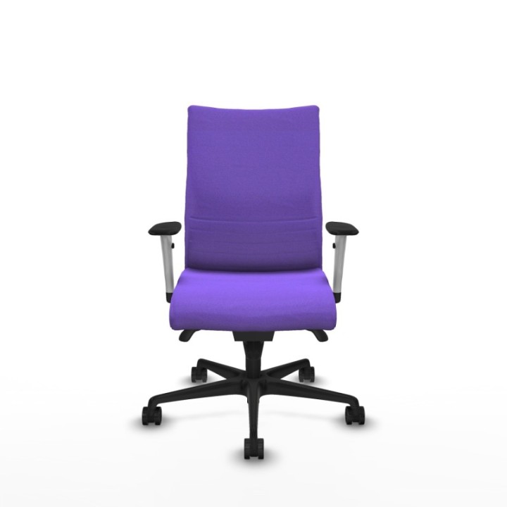 Albacete confidente sincro bali lila brazos 1D blancos base nailon ruedas 65 mm nailon