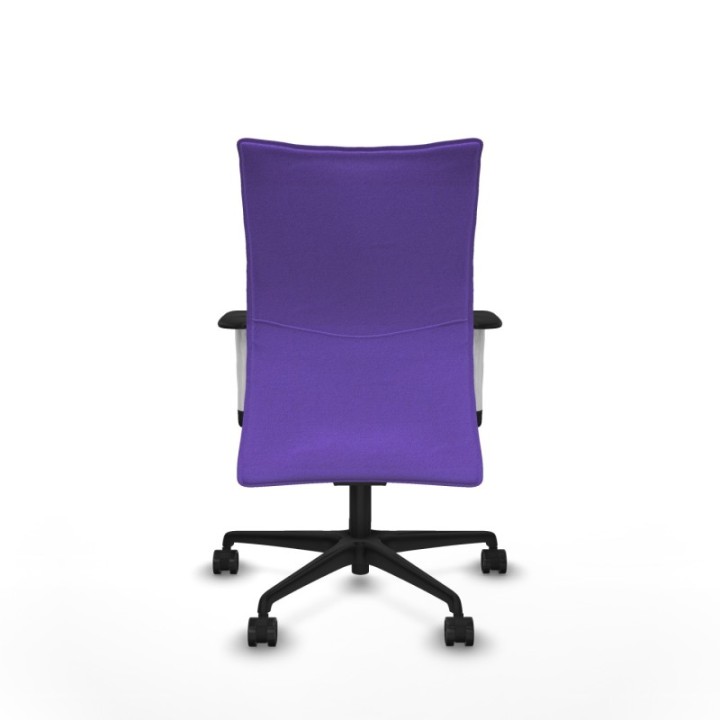 Albacete confidente sincro bali lila brazos 1D blancos base nailon ruedas 65 mm nailon