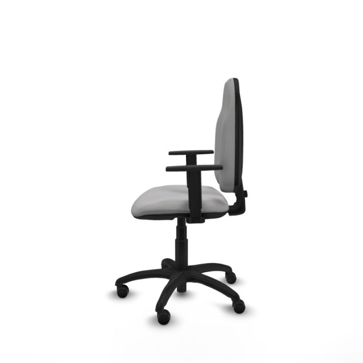 Algarra CP bali gris claro brazos 1D base poliamida ruedas autofrenantes 50mm