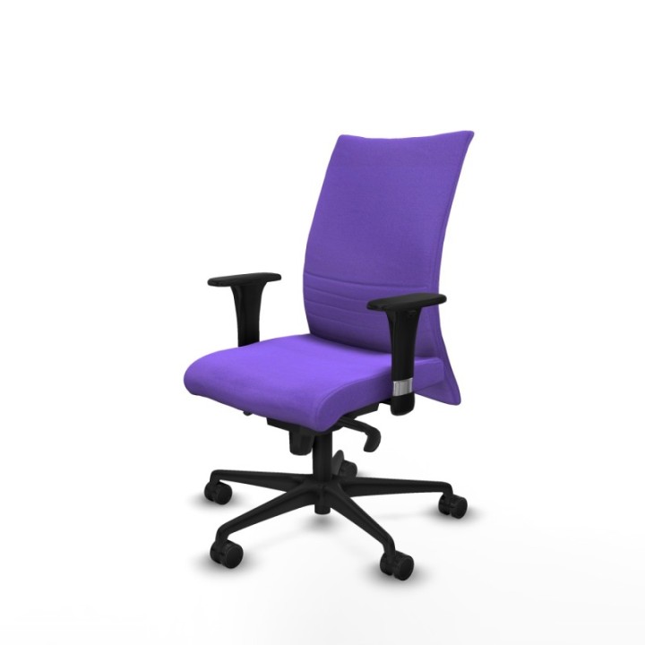 Albacete confidente sincro bali lila brazos 1D base nailon ruedas 65 mm nailon