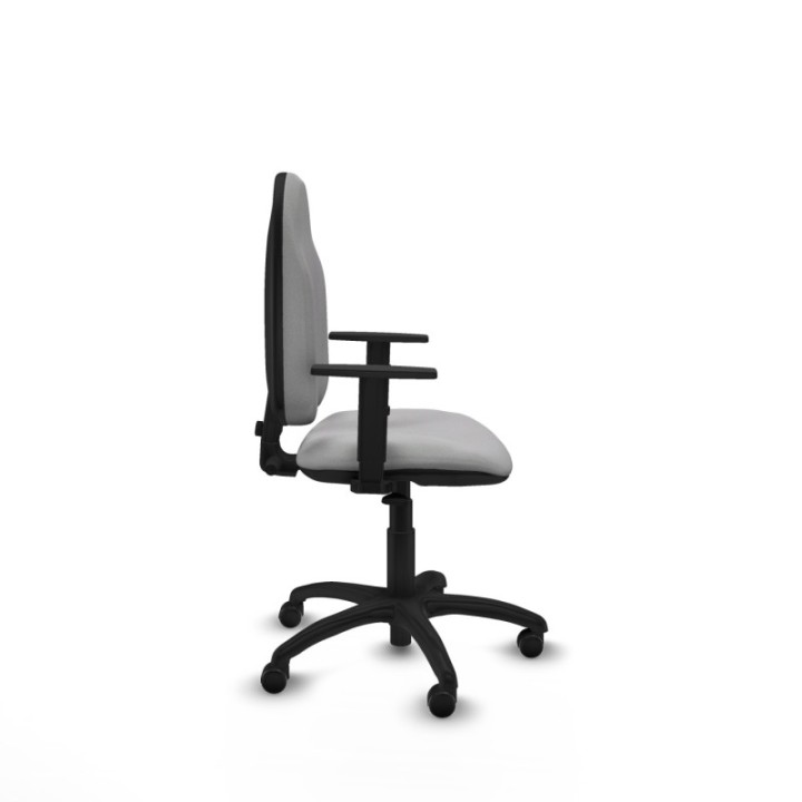 Algarra CP bali gris claro brazos 1D base poliamida ruedas autofrenantes 50mm