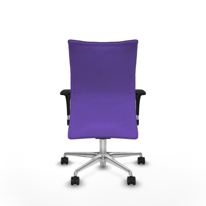 Albacete confidente sincro bali lila brazos 1D base aluminio ruedas 65 mm nailon