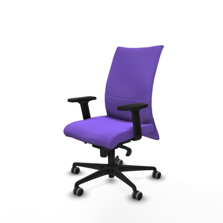 Albacete confidente sincro bali lila brazos 2D base nailon ruedas 65mm engomadas