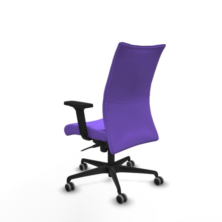 Albacete confidente sincro bali lila brazos 2D base nailon ruedas 65mm engomadas