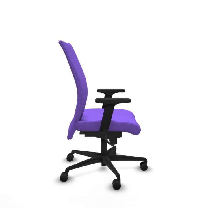 Albacete confidente sincro bali lila brazos 2D base nailon ruedas 65 mm nailon