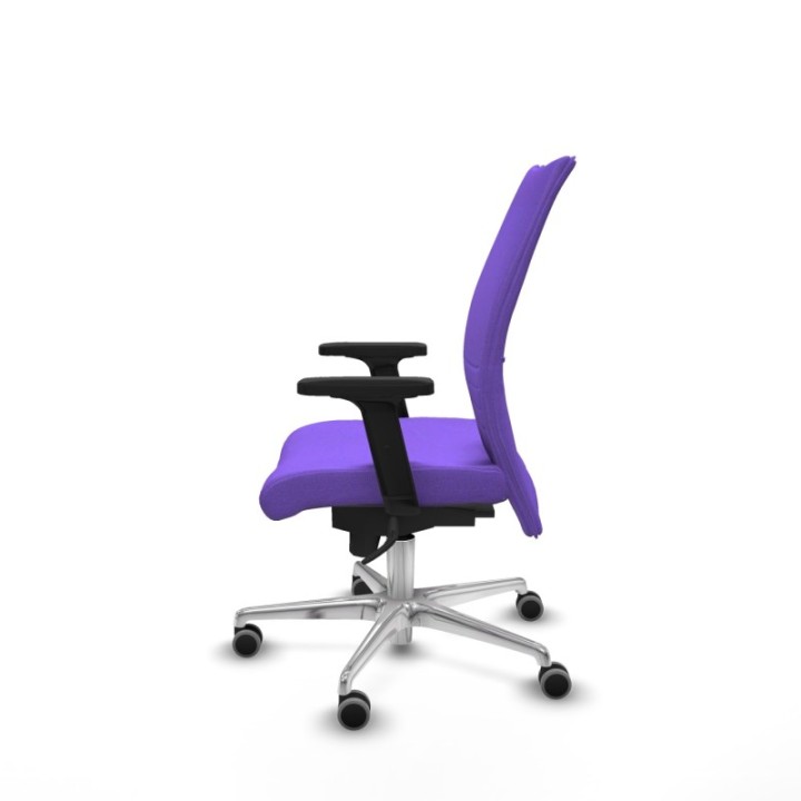 Albacete confidente sincro bali lila brazos 2D base aluminio ruedas 65mm engomadas