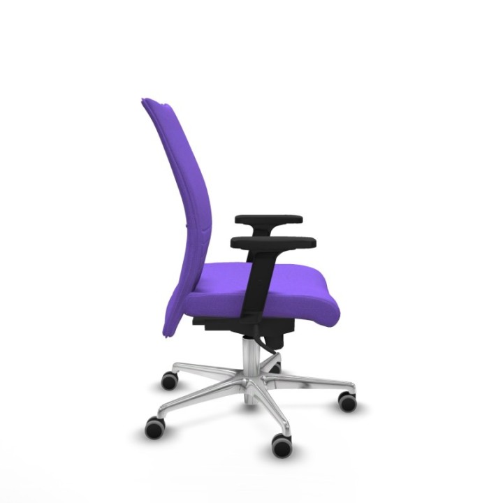 Albacete confidente sincro bali lila brazos 2D base aluminio ruedas 65mm engomadas